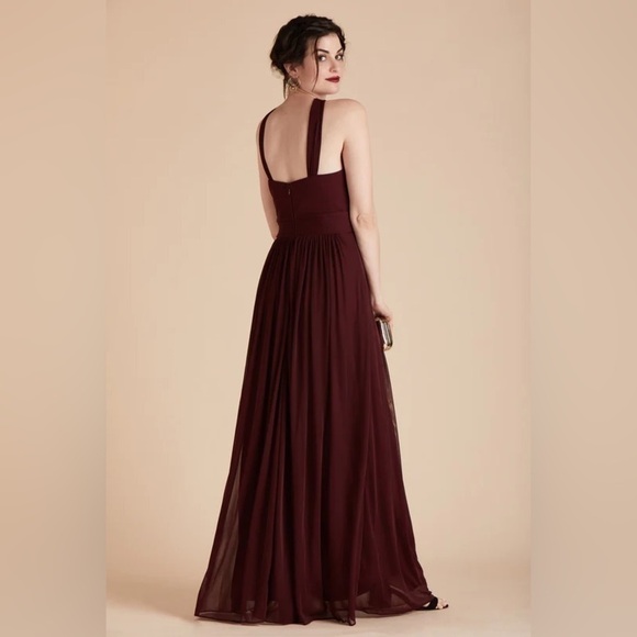 NWT Birdy Grey Kiko Dress in Mesh Cabernet - Picture 2 of 5